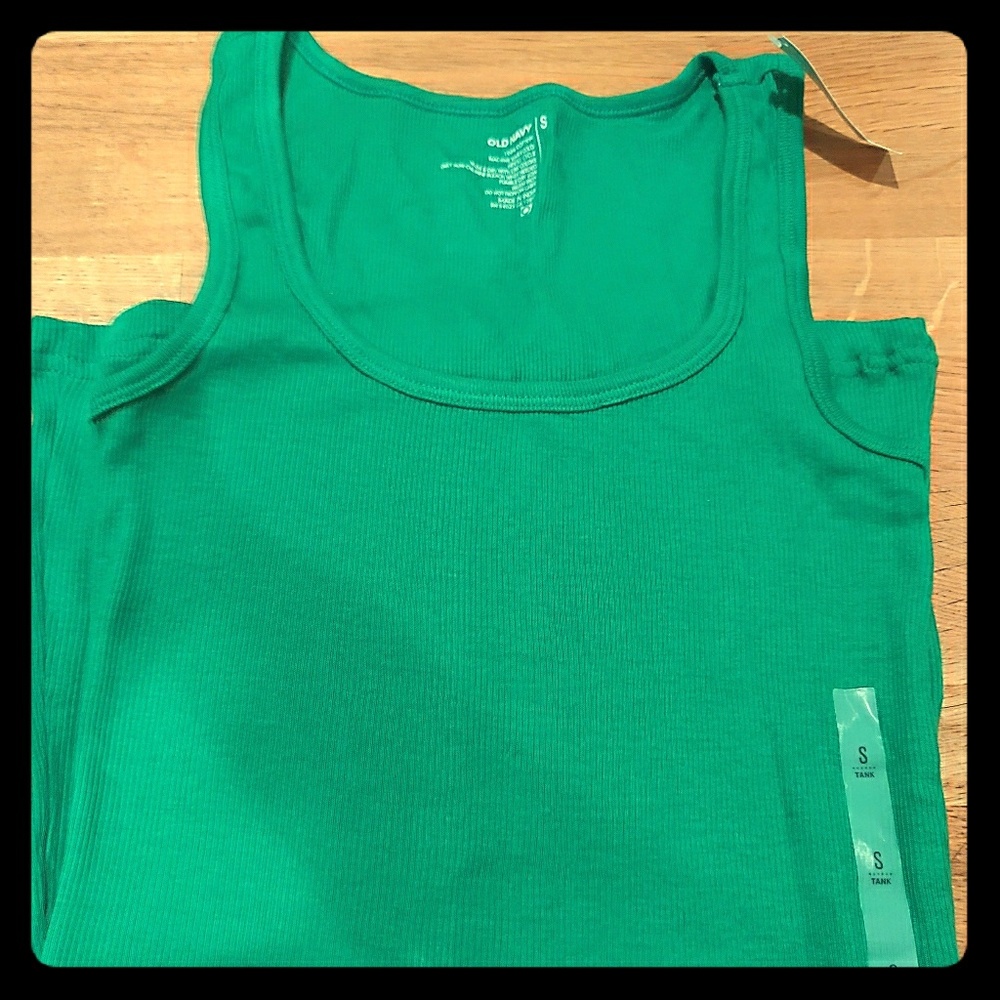 New - Hunter Green Cotton Tank